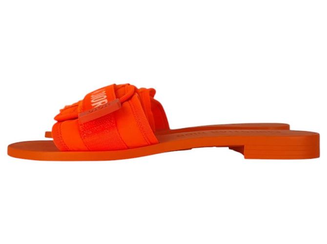 Infradito in gomma Dio(r)evolution arancione neon Christian Dior - vista 4