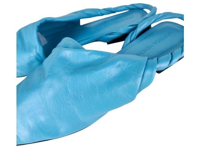 Ballerine blu a punta Bottega Veneta - vista 5