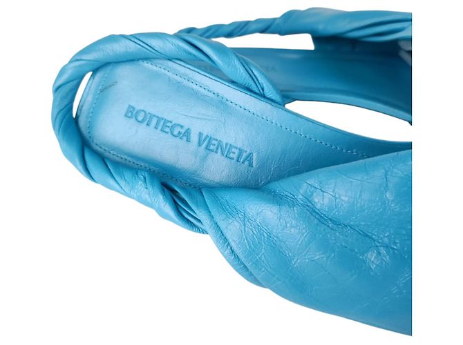 Ballerine blu a punta Bottega Veneta - vista 6