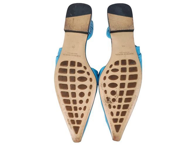 Ballerine blu a punta Bottega Veneta - vista 7
