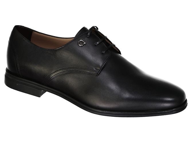 Sapatos Derby de couro Spencer da Salvatore Ferragamo - vista 2