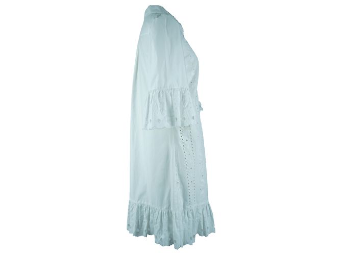See by Chloé Vestido camisa branco bordado See by Chloe - vista 2