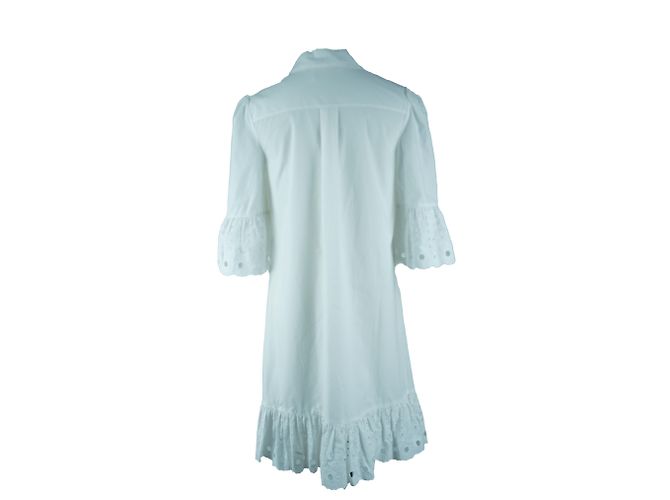 See by Chloé Vestido camisa branco bordado See by Chloe - vista 3