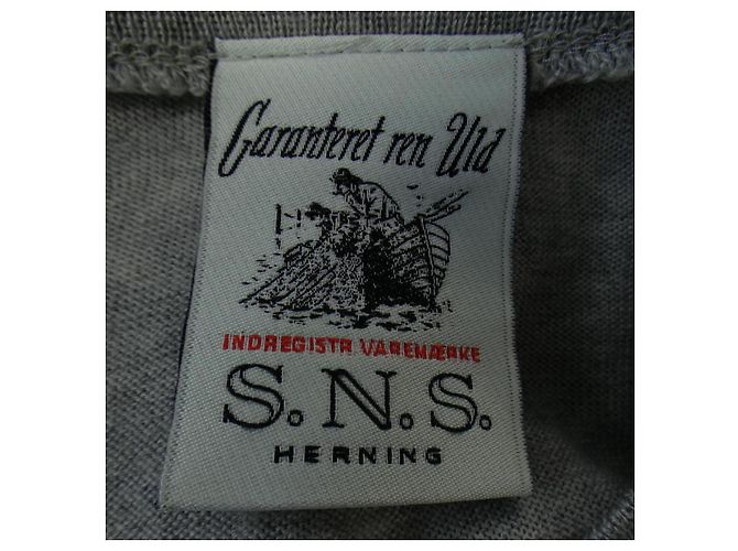 Autre Marque Tejido S.N.S.HERNING Castaño Gris - vista 4