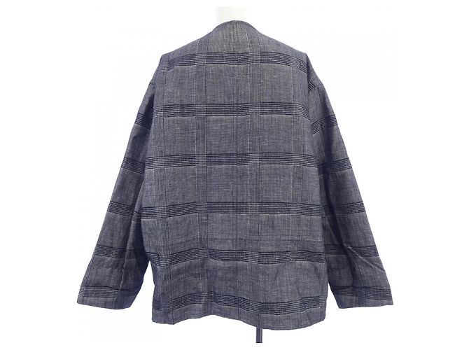 Autre Marque Chaqueta de Lana QUILP Check Castaño Negro - vista 2
