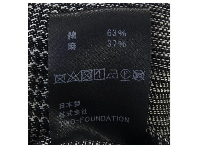 Autre Marque Chaqueta de Lana QUILP Check Castaño Negro - vista 3