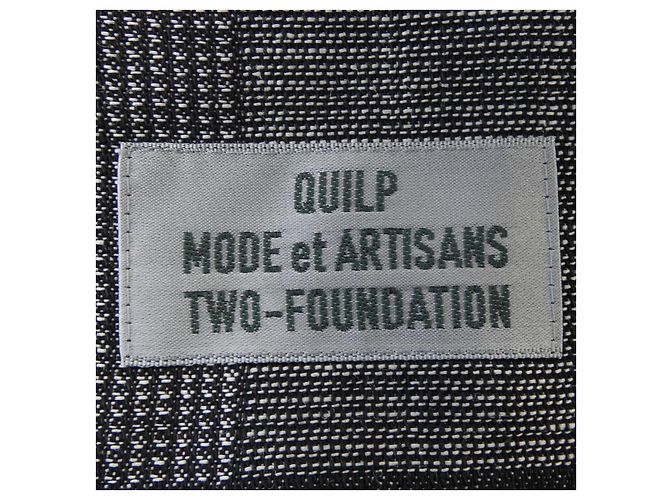 Autre Marque Chaqueta de Lana QUILP Check Castaño Negro - vista 4