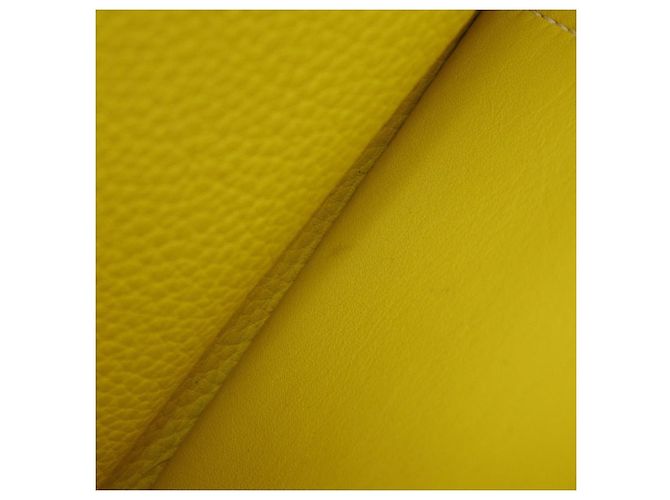 Borsa 2 in 1 Hermès Arzan 31 in Taurillon Clemence Giallo - vista 12