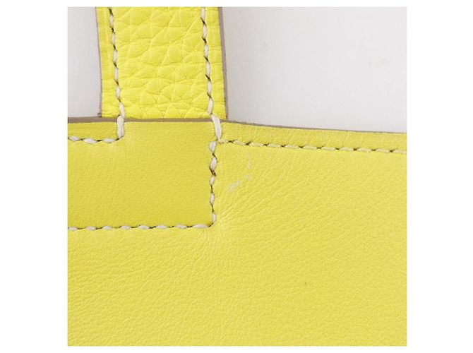Borsa 2 in 1 Hermès Arzan 31 in Taurillon Clemence Giallo - vista 15