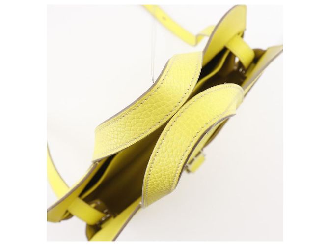 Borsa 2 in 1 Hermès Arzan 31 in Taurillon Clemence Giallo - vista 5