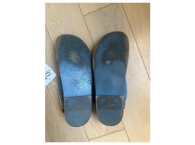 Chanel Dad Sandalen Denim Blau - Ansicht 2
