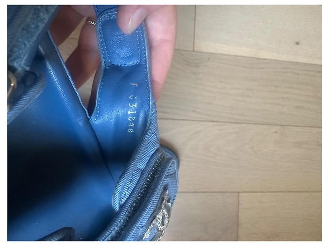 Chanel Dad Sandalen Denim Blau - Ansicht 6