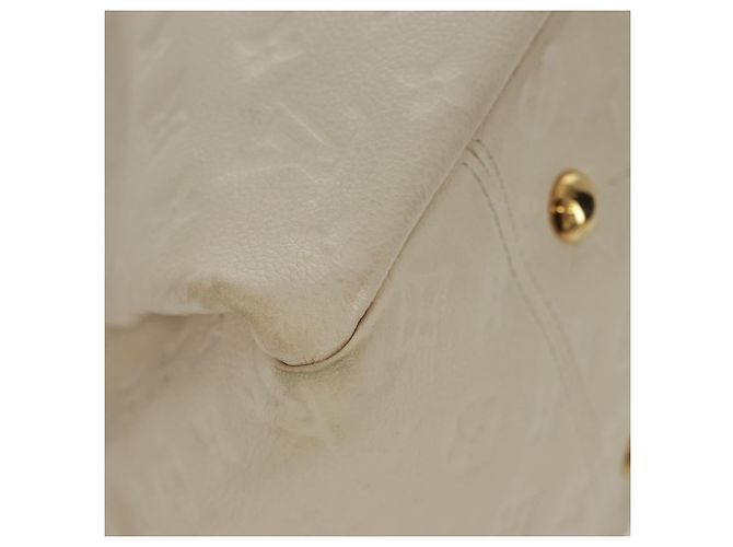 LOUIS VUITTON Borsa a Spalla Artsy MM Monogram Empreinte Bianca M93449 Auth Bianco - vista 15