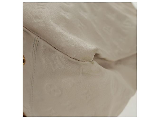 LOUIS VUITTON Borsa a Spalla Artsy MM Monogram Empreinte Bianca M93449 Auth Bianco - vista 16