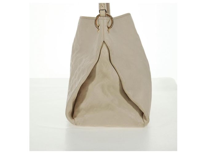 LOUIS VUITTON Borsa a Spalla Artsy MM Monogram Empreinte Bianca M93449 Auth Bianco - vista 3