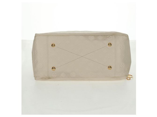 LOUIS VUITTON Borsa a Spalla Artsy MM Monogram Empreinte Bianca M93449 Auth Bianco - vista 6