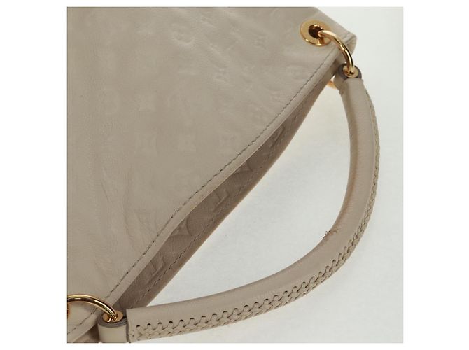 LOUIS VUITTON Borsa a Spalla Artsy MM Monogram Empreinte Bianca M93449 Auth Bianco - vista 7