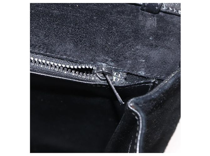 Borsa a Spalla GUCCI in Camoscio Nero e Oro Auth ep12880 D'oro - vista 21