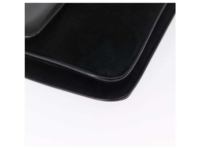 Borsa a Spalla GUCCI in Camoscio Nero e Oro Auth ep12880 D'oro - vista 9