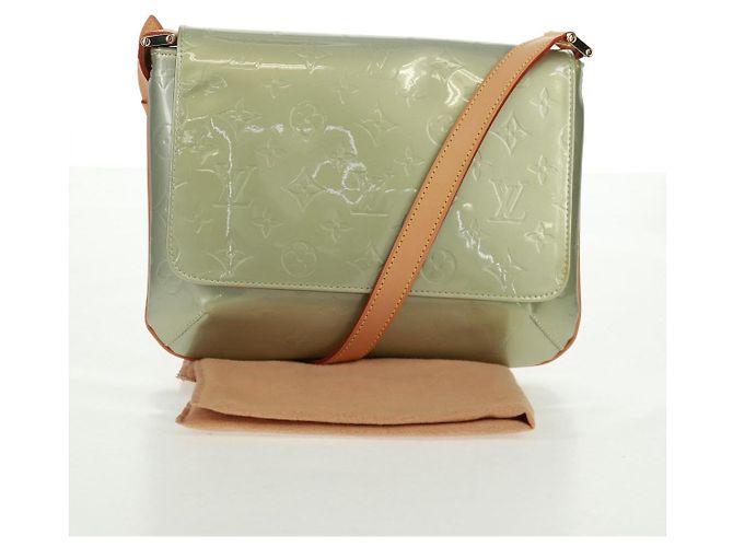 LOUIS VUITTON Borsa Thompson Street Monogram Vernis Grigia M91008 LV Auth am10567V Grigio - vista 12