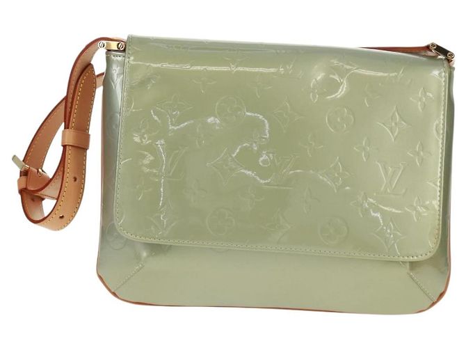 LOUIS VUITTON Borsa Thompson Street Monogram Vernis Grigia M91008 LV Auth am10567V Grigio - vista 13