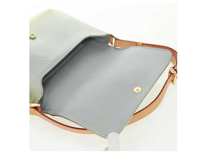LOUIS VUITTON Borsa Thompson Street Monogram Vernis Grigia M91008 LV Auth am10567V Grigio - vista 18