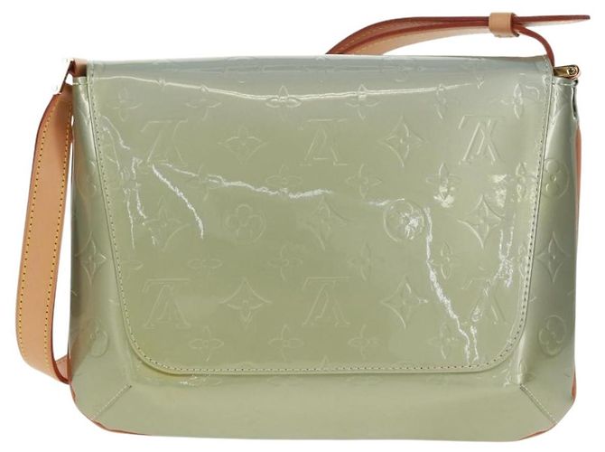 LOUIS VUITTON Borsa Thompson Street Monogram Vernis Grigia M91008 LV Auth am10567V Grigio - vista 2