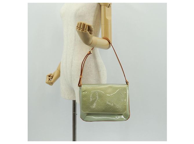LOUIS VUITTON Borsa Thompson Street Monogram Vernis Grigia M91008 LV Auth am10567V Grigio - vista 23