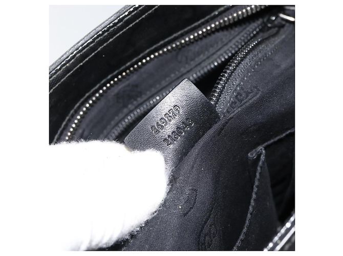 Borsa Web Sherry Line GG di GUCCI Nera Argento Rossa 269379 Auth bs32569 Nero Rosso - vista 12