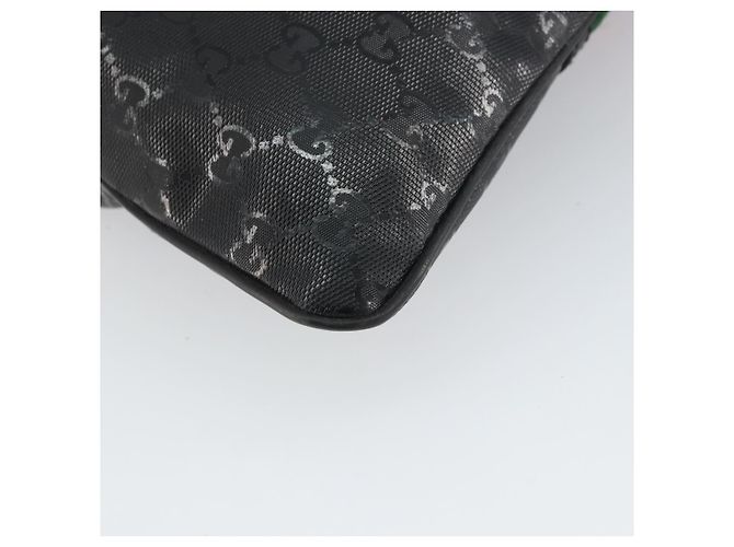 Borsa Web Sherry Line GG di GUCCI Nera Argento Rossa 269379 Auth bs32569 Nero Rosso - vista 16