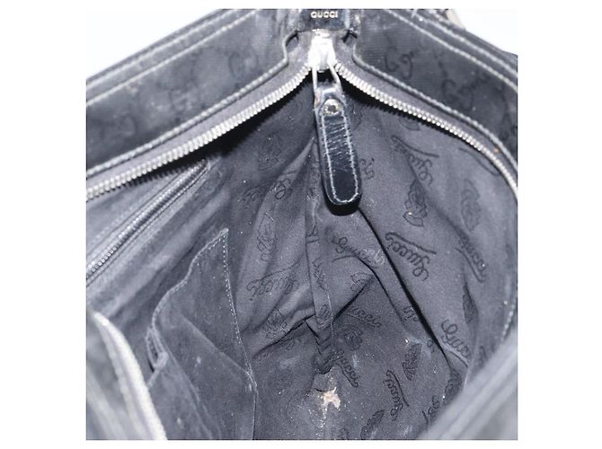 Borsa Web Sherry Line GG di GUCCI Nera Argento Rossa 269379 Auth bs32569 Nero Rosso - vista 19