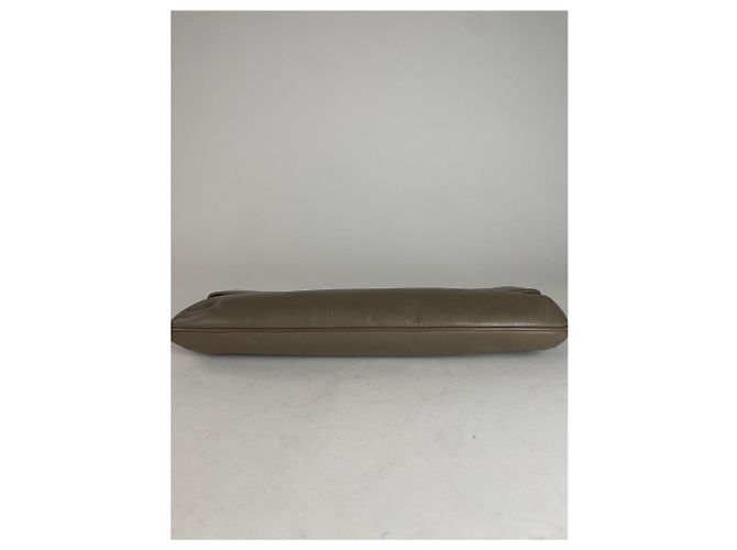 Clutch in pelle vintage Givenchy grigio marrone - vista 6