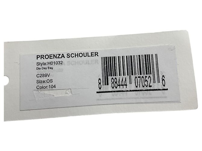 Borsa a spalla in pelle Proenza Schouler White Dia Day Bianco - vista 10