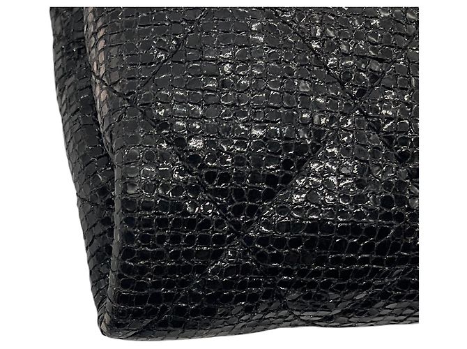 Borsa da sera in pelle di vitello nera Chanel edizione limitata Natale 2014 Nero - vista 11
