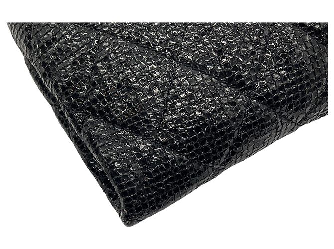 Borsa da sera in pelle di vitello nera Chanel edizione limitata Natale 2014 Nero - vista 13