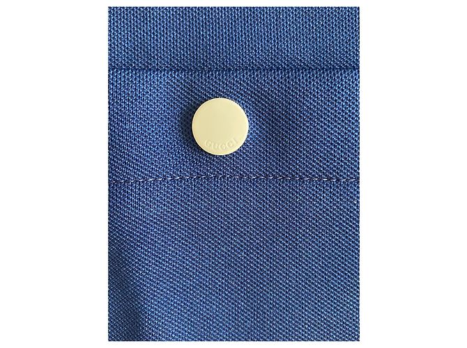Blau-weiß gestreiftes Gucci Sommerkleid - Ansicht 4