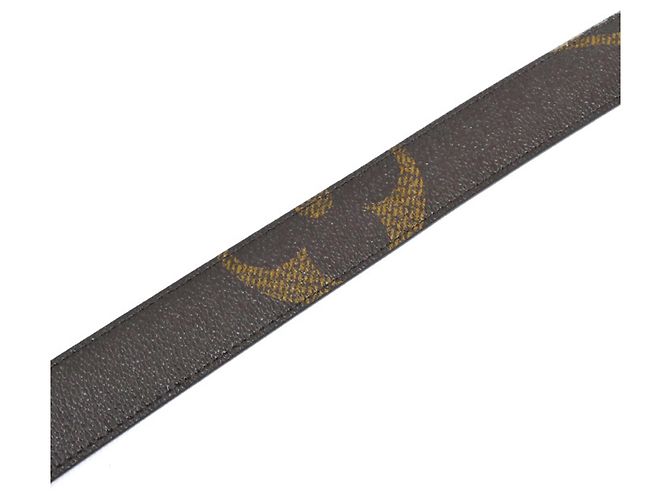 Cinturón reversible icónico Louis Vuitton de 30 mm Castaño Monograma - vista 3
