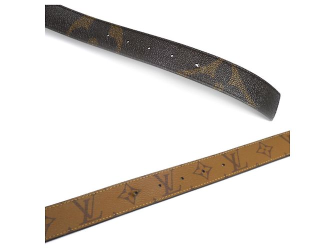 Cinturón reversible icónico Louis Vuitton de 30 mm Castaño Monograma - vista 4