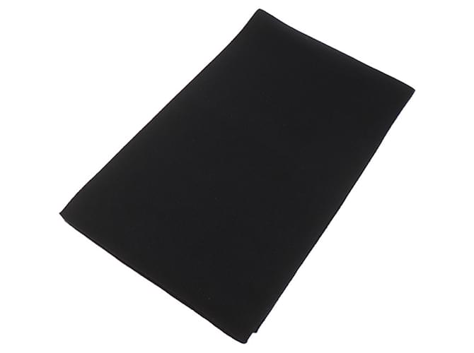 Sciarpa in cashmere nero Chanel Coco Mark - vista 2