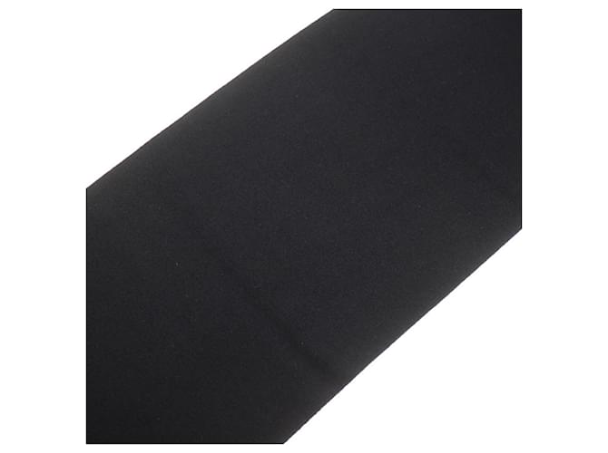 Sciarpa in cashmere nero Chanel Coco Mark - vista 3