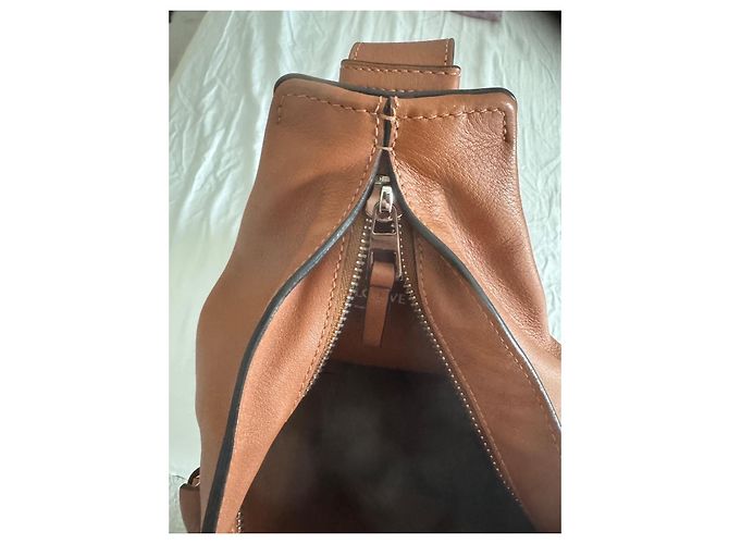 Borsa a tracolla Anton di LOEWE Marrone - vista 9