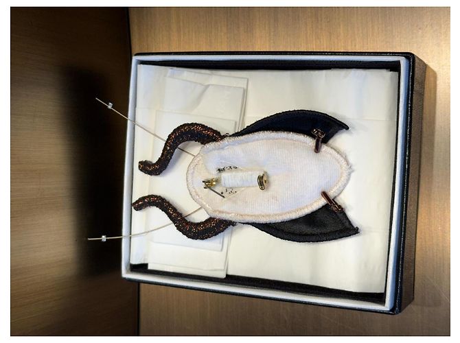 Chanel Scarabaeus Brosche Mehrfarbig Stoff Mehrfarben - Ansicht 2