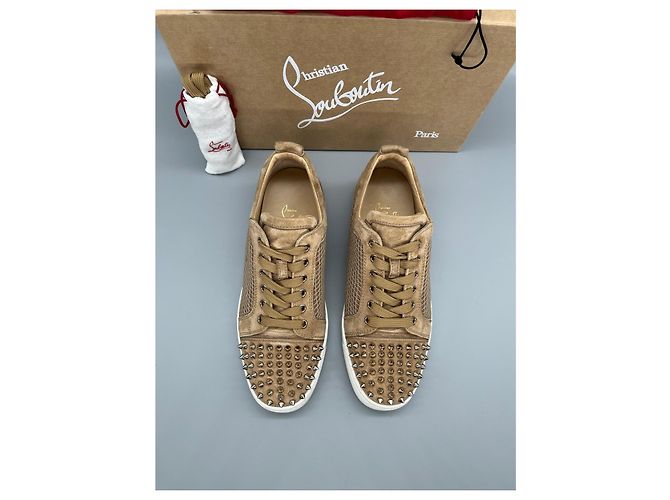 Sneaker in rete Louis Junior Spikes di Christian Louboutin - vista 2