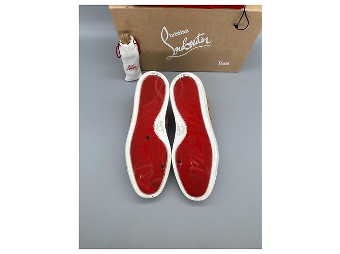 Sneaker in rete Louis Junior Spikes di Christian Louboutin - vista 5