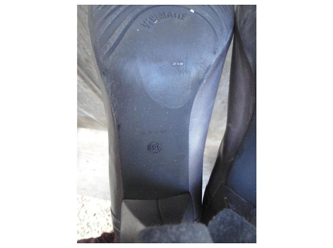 Botas Vic Matié de cuero gris - vista 8