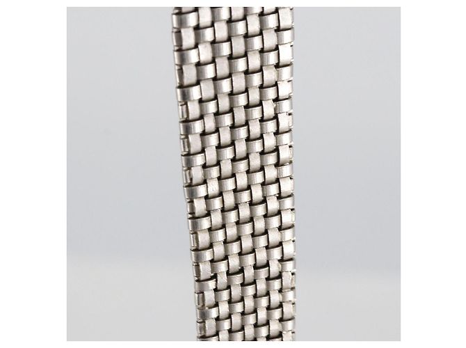 Vacheron Constantin Mesh d'Or Oro Bianco Automatico Blu - vista 4