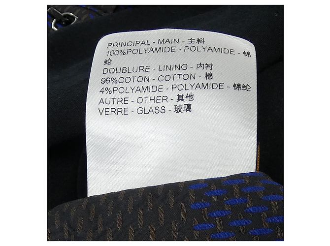 Chaqueta de nylon Damier Pop de Louis Vuitton Negro Azul marino - vista 3