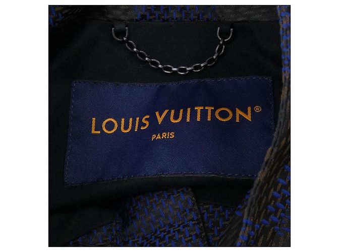 Chaqueta de nylon Damier Pop de Louis Vuitton Negro Azul marino - vista 4