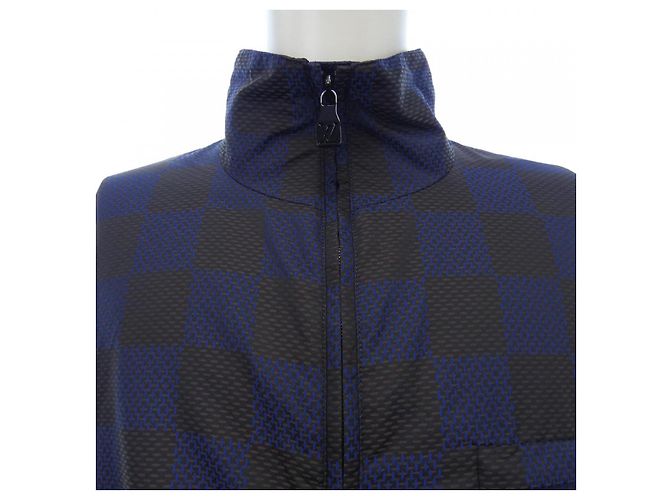 Chaqueta de nylon Damier Pop de Louis Vuitton Negro Azul marino - vista 5