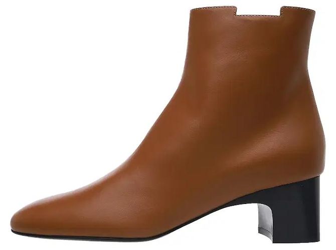 HERMÈS: Botines Modelo "DÉMARCHE" 36 Camello - vista 2